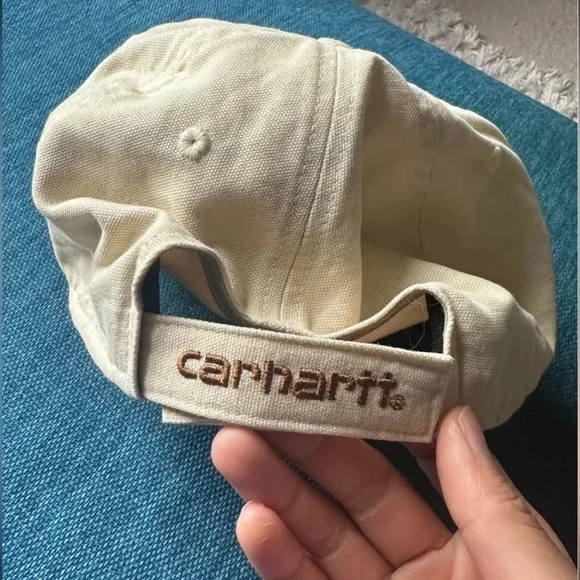 Carhartt Beige Cap with Logo - Picture 4 of 4